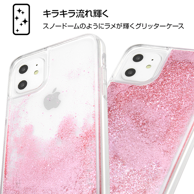 【iPhone11/XR ケース】ディズニーキャラクター/ラメ グリッターケース (シンデレラ/spark joy)サブ画像