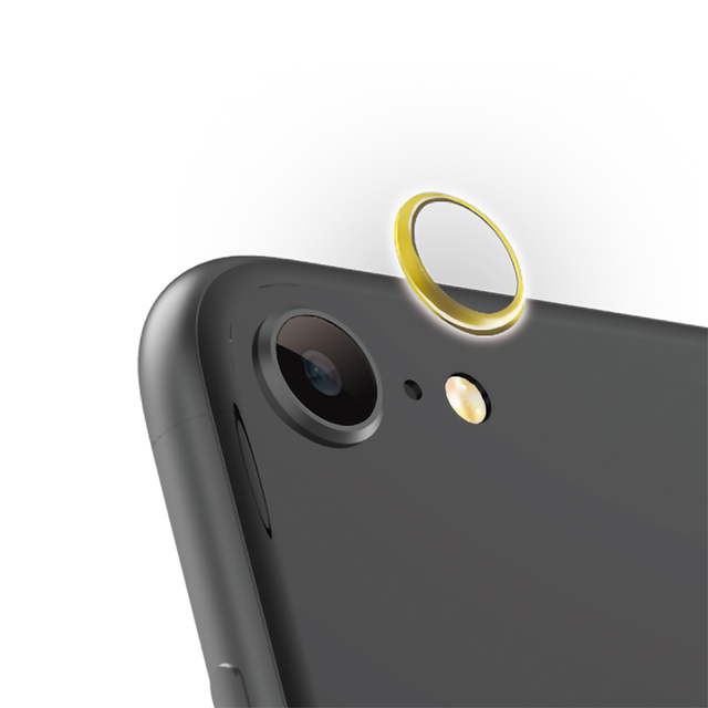 【iPhoneSE(第3/2世代)】[Lens Bumper]カメラレンズ保護アルミフレーム (ゴールド)goods_nameサブ画像