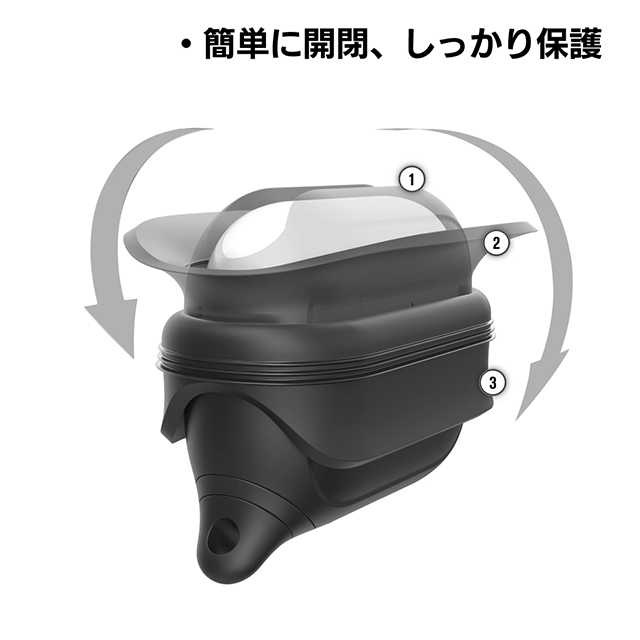 【AirPods Pro(第1世代) ケース】防水ケース (レッド)goods_nameサブ画像