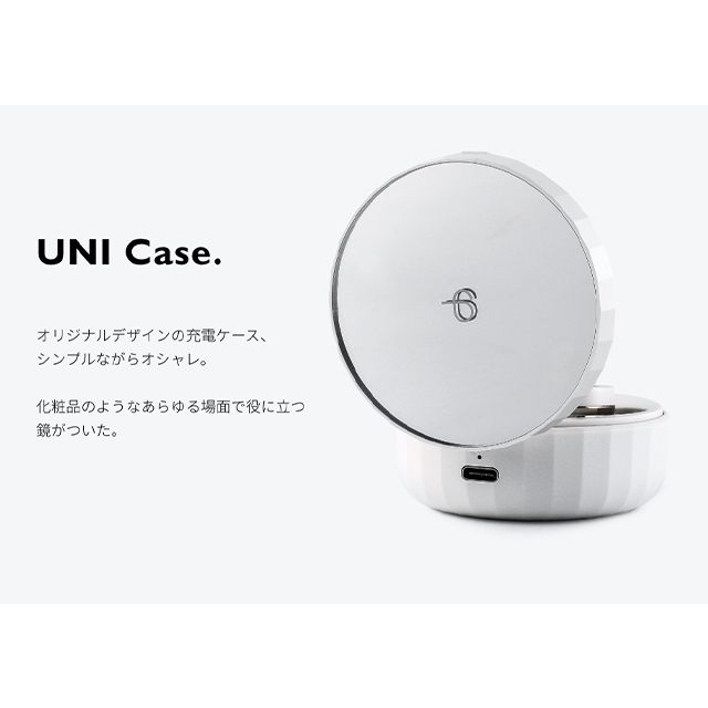 【完全ワイヤレスイヤホン】UNI (white)goods_nameサブ画像
