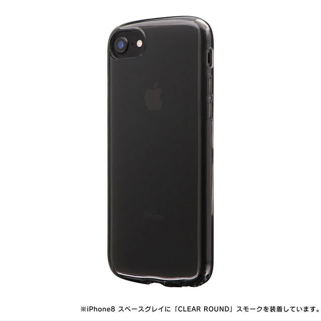 Iphonese 第2世代 8 7 ケース 耐衝撃ソフトケース Clear Round スモーク Leplus Iphoneケースは Unicase