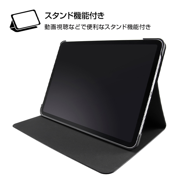 【iPad Pro(11inch)(第4/3/2世代) ケース】レザーケース スタンド機能付き (ダークネイビー)サブ画像