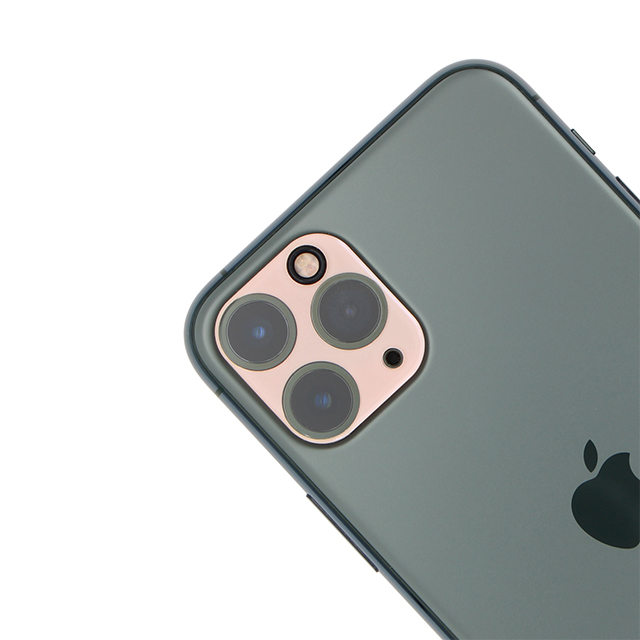 【iPhone11 Pro/11 Pro Max フィルム】カメラ全体保護アクリルカバー (ライトピンク)サブ画像