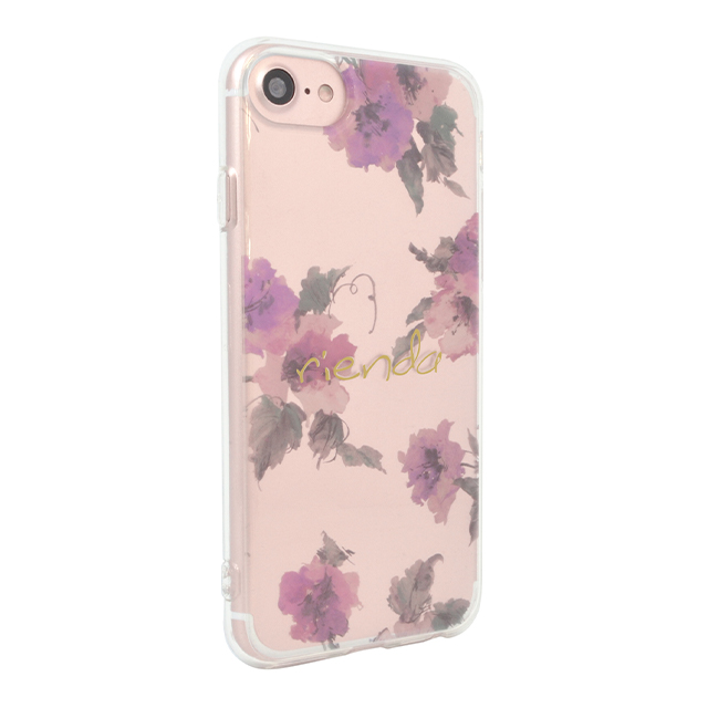 【iPhoneSE(第3/2世代)/8/7/6s/6 ケース】rienda TPUクリア インモールドケース (Parm Flower)goods_nameサブ画像