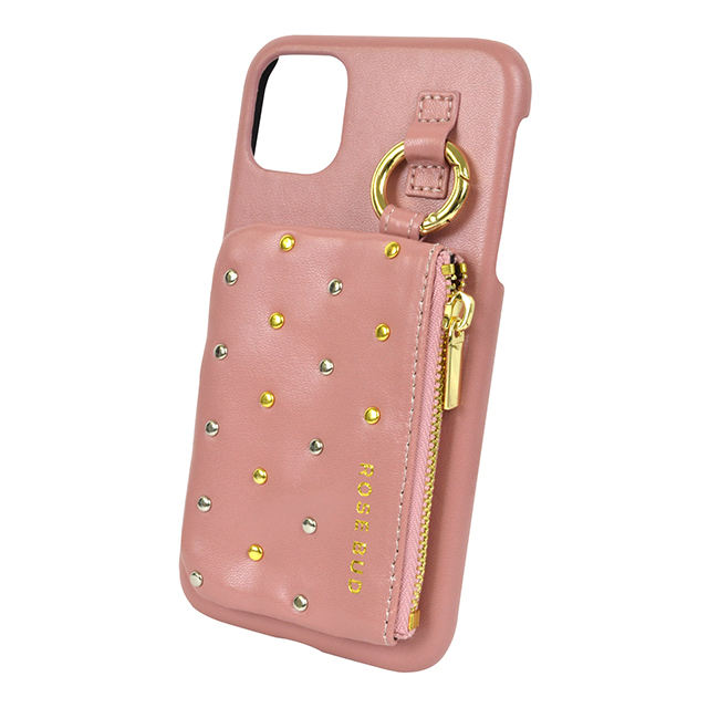 【iPhone11/XR ケース】ROSE BUD コインケース付き背面ケース (ピンク)goods_nameサブ画像