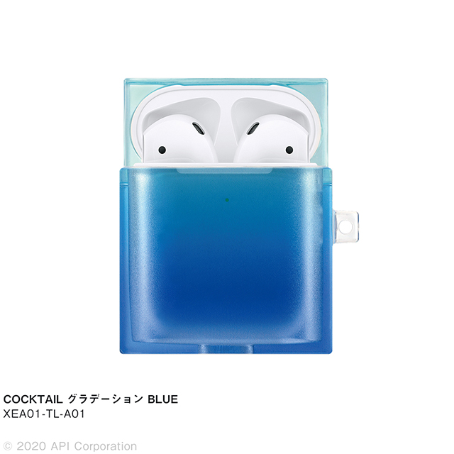 【AirPods(第2/1世代) ケース】TILE COCKTAIL (グラデーション BLUE)goods_nameサブ画像