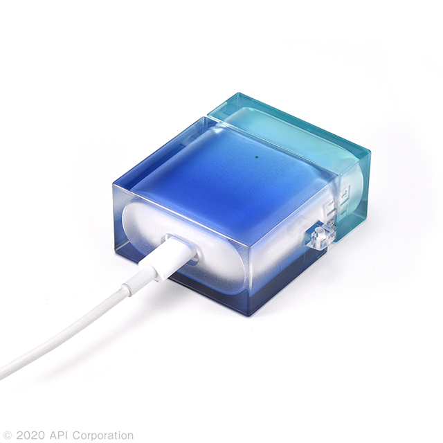 【AirPods(第2/1世代) ケース】TILE COCKTAIL (グラデーション BLUE)サブ画像