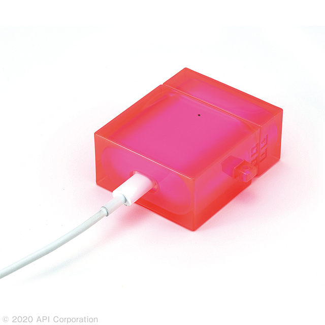 【AirPods(第2/1世代) ケース】TILE neon (PINK)サブ画像