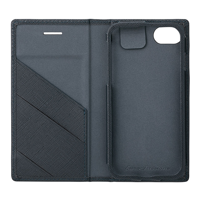 【iPhoneSE(第3/2世代)/8/7/6s/6 ケース】“EURO Passione” PU Leather Book Case (Navy)goods_nameサブ画像