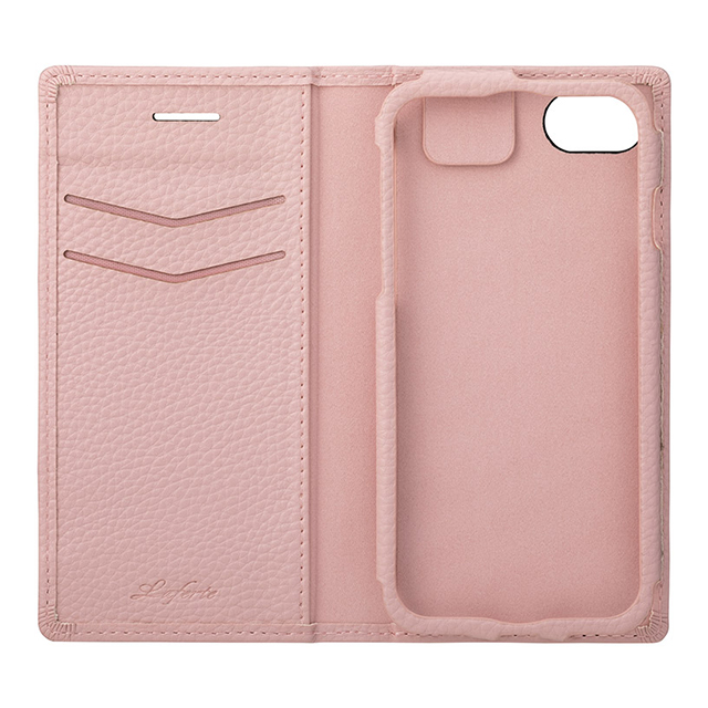 【iPhoneSE(第3/2世代)/8/7/6s/6 ケース】“Shrink” PU Leather Book Case (Pink)サブ画像