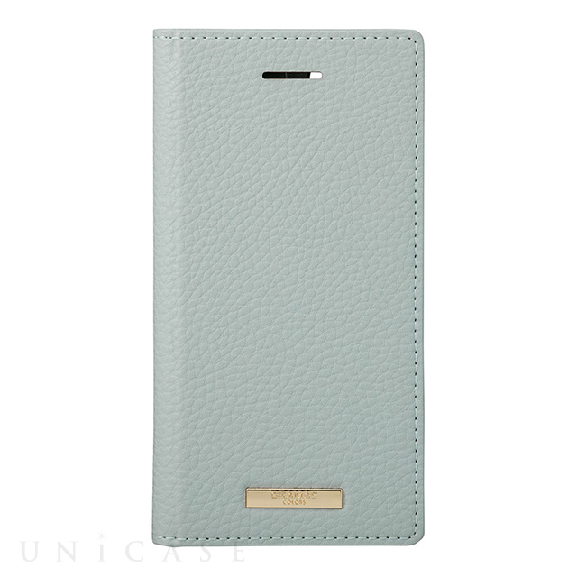 【iPhoneSE(第3/2世代)/8/7/6s/6 ケース】“Shrink” PU Leather Book Case (Light Blue)
