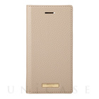 【iPhoneSE(第3/2世代)/8/7/6s/6 ケース】“Shrink” PU Leather Book Case (Greige)