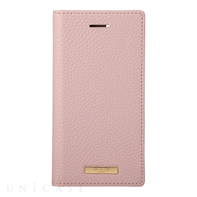 【iPhoneSE(第3/2世代)/8/7/6s/6 ケース】“Shrink” PU Leather Book Case (Pink)