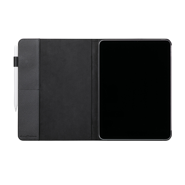 【iPad Pro(11inch)(第3/2世代) ケース】“EURO Passione” Book PU Leather Case (Black)サブ画像