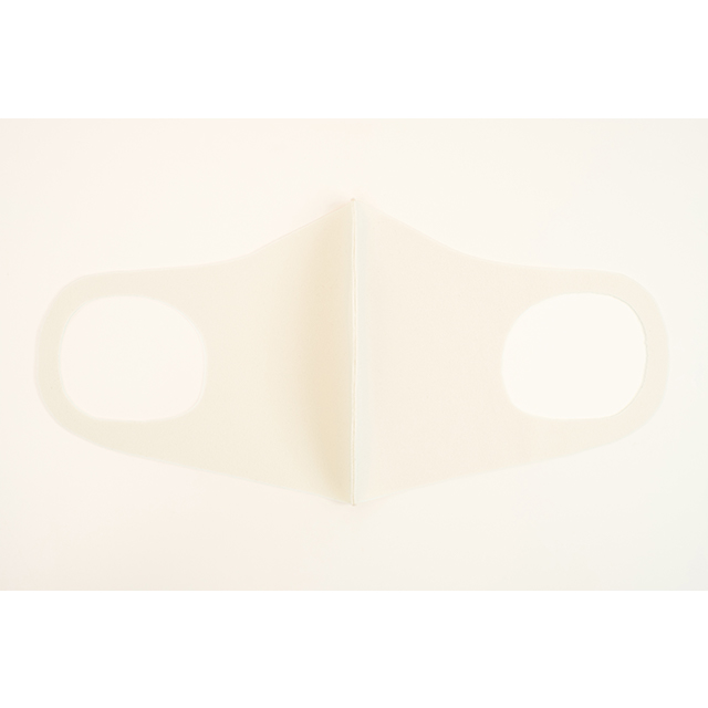 デザイナーズパックマスク[冷感（涼感）･抗菌･防臭･360度ストレッチ性能付き] レディース (クリーム)goods_nameサブ画像