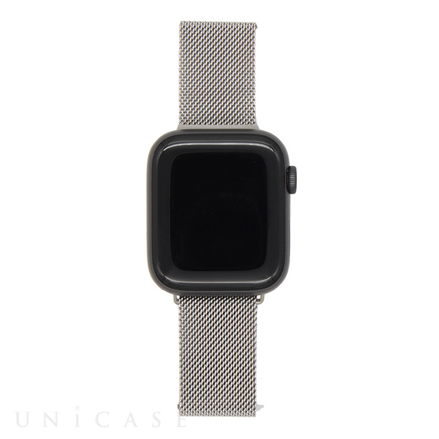 【Apple Watch バンド 40/38mm】ステンレスバンド (シルバー) for Apple Watch  SE(第2/1世代)/Series8/6/5/4/3/2/1