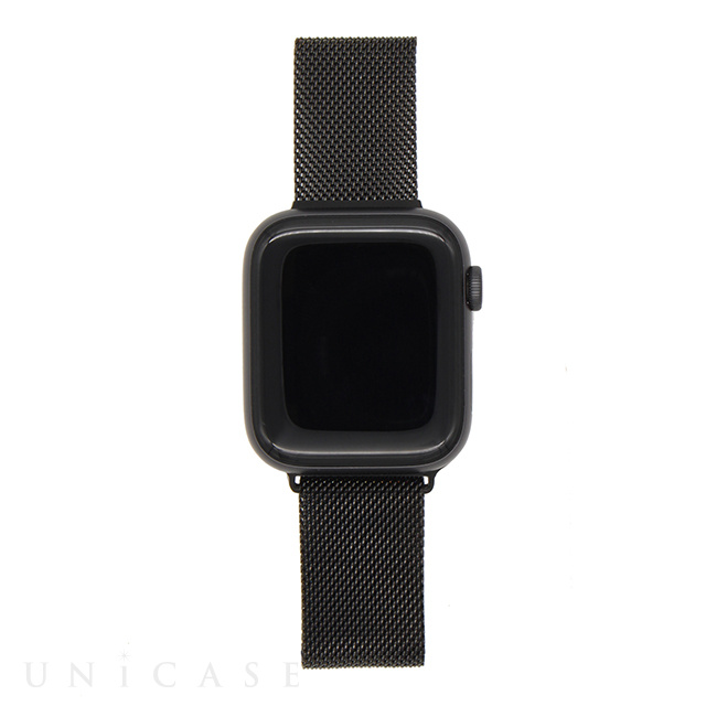【Apple Watch バンド 41/40/38mm】ステンレスバンド (ブラック) for Apple Watch SE(第2/1世代)/Series9/8/7/6/5/4/3/2/1