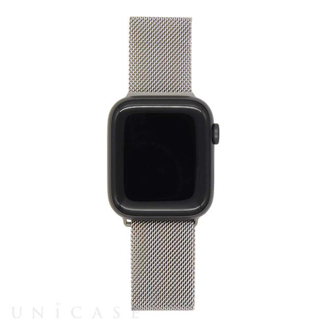 【Apple Watch バンド 49/45/44/42mm】ステンレスバンド (シルバー) for Apple Watch Ultra2/1/SE(第2/1世代)/Series9/8/7/6/5/4/3/2/1