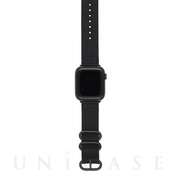 【Apple Watch バンド 40/38mm】ナイロンバンド (ブラック) for Apple Watch SE/Series6/5/4/3/2/1