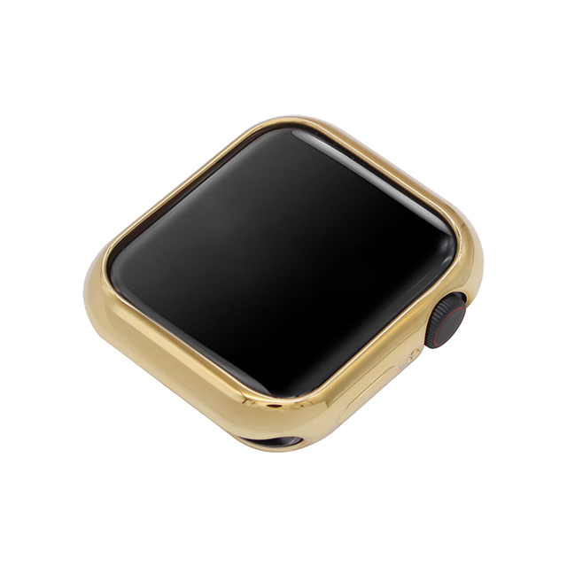 Apple Watch ケース 44mm】メタリックソフトケース (ゴールド) for
