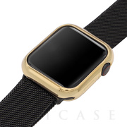 【Apple Watch ケース 44mm】メタリックソフトケース (ゴールド) for Apple Watch SE(第2/1世代)/Series6/5/4