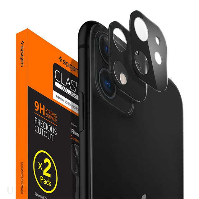 Iphone11 フィルム ガラスフィルム フルカバーカメラレンズ 2p ブラック Spigen Iphoneケースは Unicase