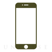 【iPhone8/7/6s/6 フィルム】iFace ラウンドエッジ強化ガラス 液晶保護シート (Reflection/カーキ)
