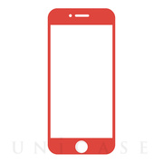 【iPhone8/7/6s/6 フィルム】iFace ラウンドエッジ強化ガラス 液晶保護シート (Reflection/レッド)