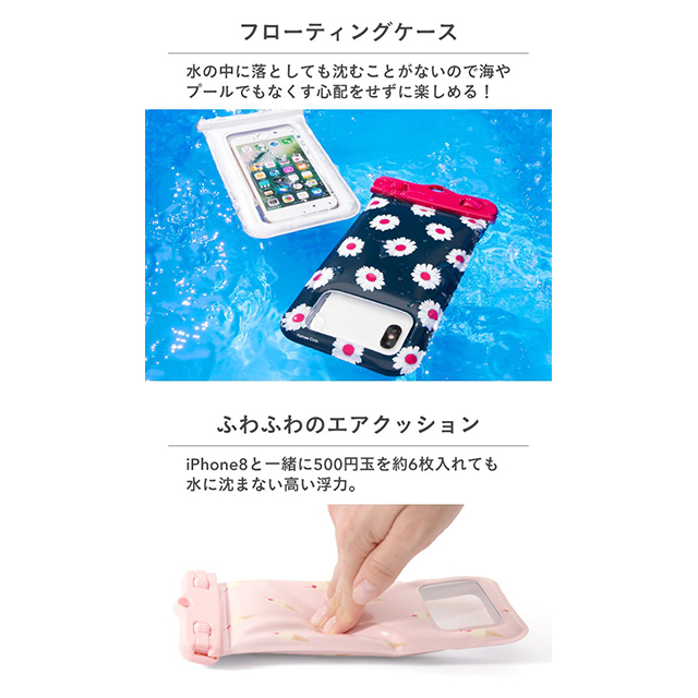 DIVAID patterns フローティング防水ケース（フラミンゴ/ピンク)goods_nameサブ画像