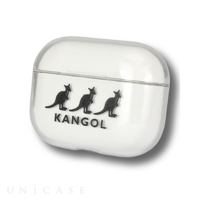 【AirPods Pro(第1世代) ケース】KANGOL AirPods Proクリアケース (ロゴ)