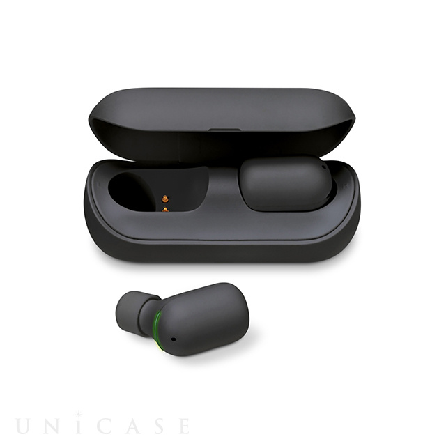 完全ワイヤレスイヤホン】Bluetooth 5.0搭載 トゥルーワイヤレス ステレオイヤホン (コンパクトタイプ) ブラック PGA iPhoneケースは  UNiCASE