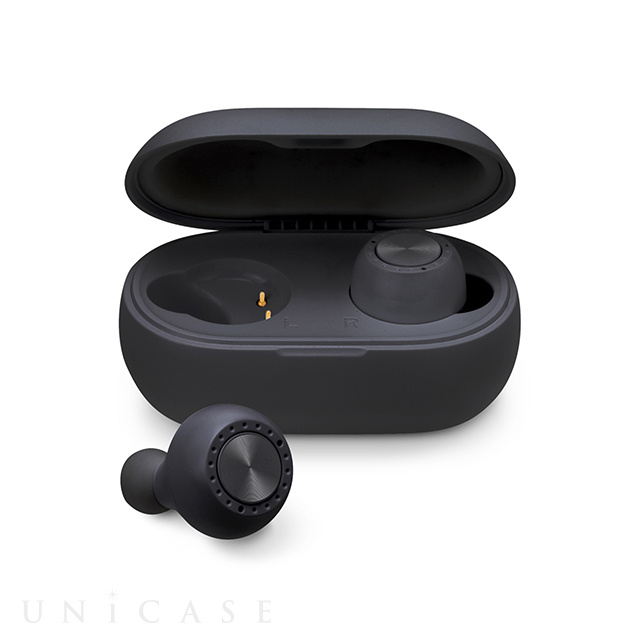 完全ワイヤレスイヤホン】Bluetooth 5.0搭載 トゥルーワイヤレス ステレオイヤホン (大容量バッテリー内臓タイプ) ブラック PGA  iPhoneケースは UNiCASE