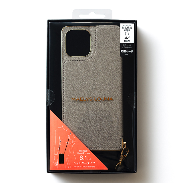 【iPhone12/12 Pro ケース】Cross Body Case for iPhone12/12 Pro (black)goods_nameサブ画像