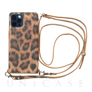 【iPhone12/12 Pro ケース】Cross Body Case Animal Series for iPhone12/12 Pro （leopard）