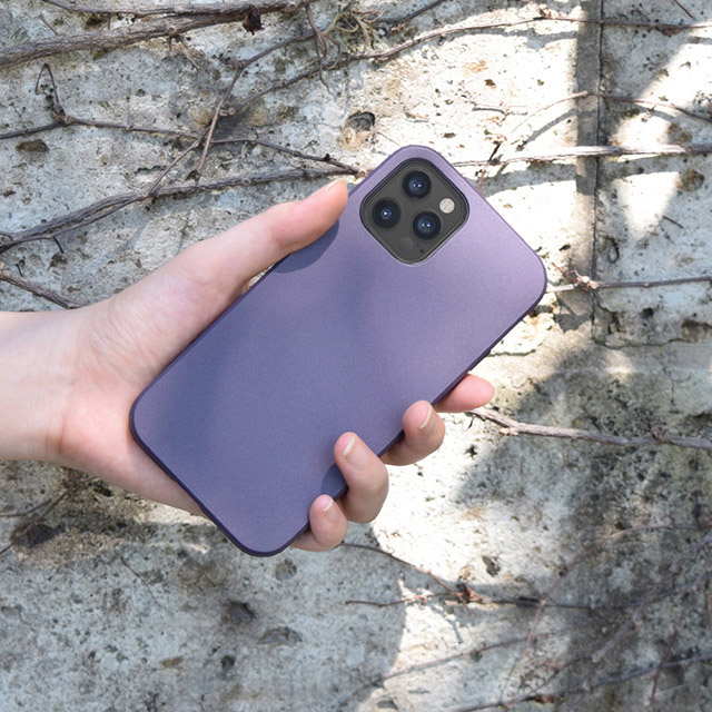 【iPhone12 mini ケース】Smooth Touch Hybrid Case for iPhone12 mini (purple)サブ画像