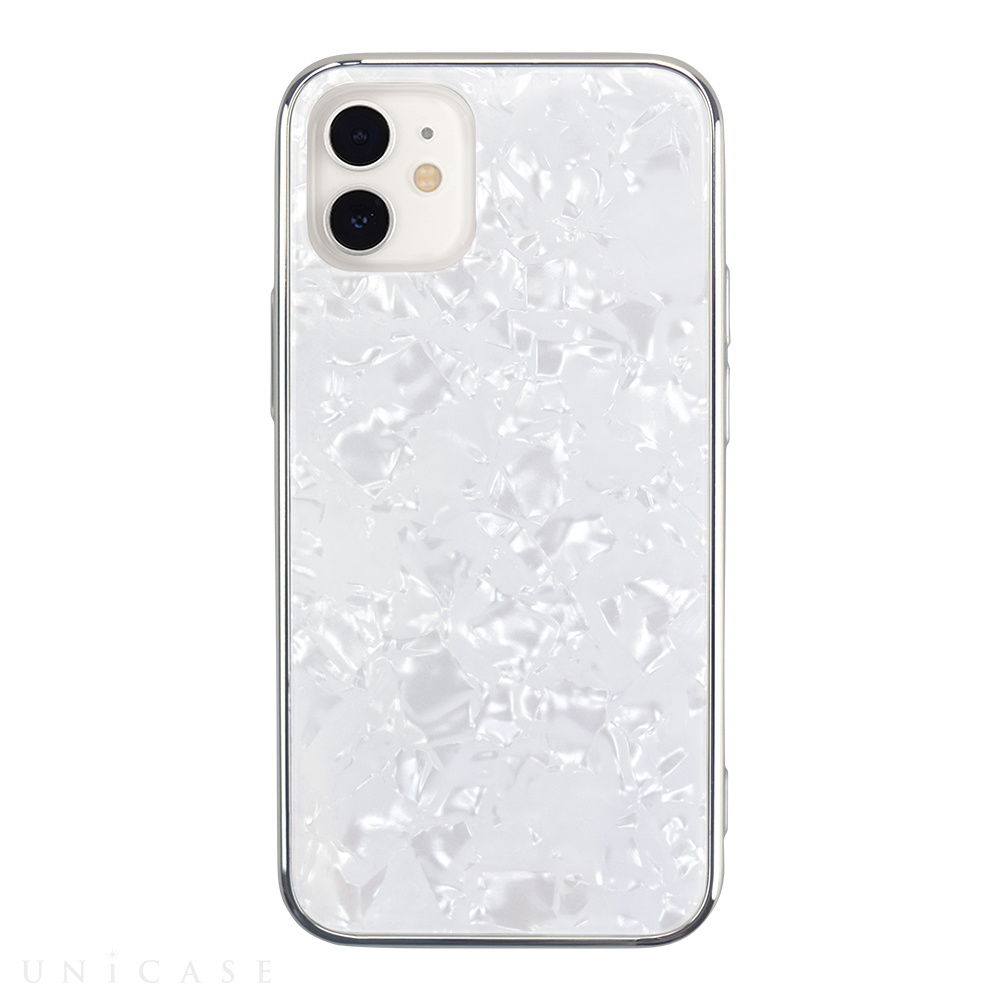 iPhone12 mini ケース】Glass Shell Case for iPhone12 mini (white ...