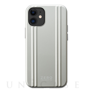 【iPhone12 mini ケース】ZERO HALLIBURTON Hybrid Shockproof Case for iPhone12 mini (Silver)
