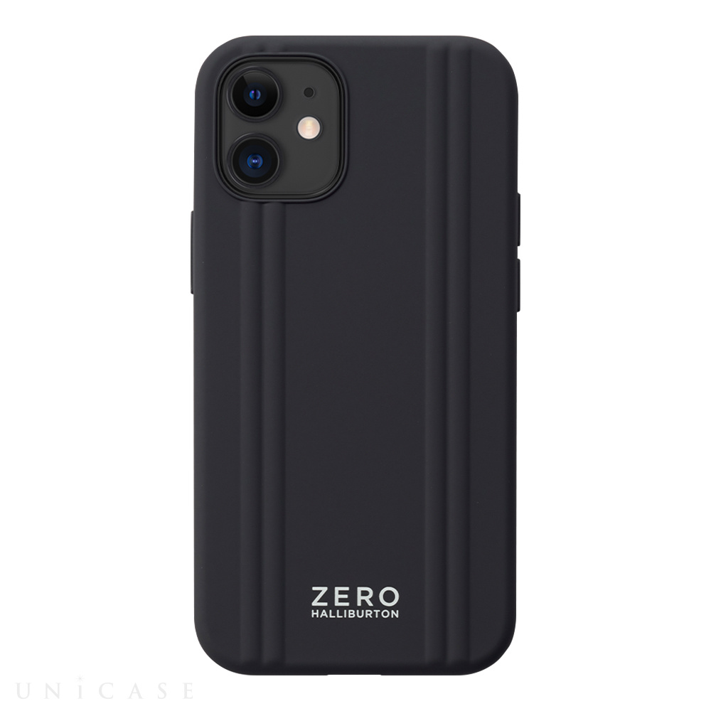 【iPhone12 mini ケース】ZERO HALLIBURTON Hybrid Shockproof Case for iPhone12 mini (Black)