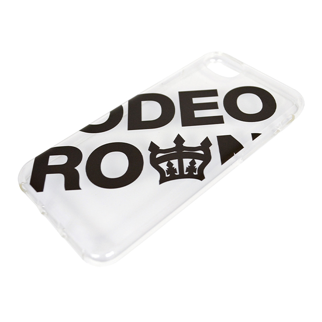 【iPhoneSE(第3/2世代)/8/7/6s/6 ケース】RODEO CROWNS TPUクリアケース (ビッグロゴ/黒)goods_nameサブ画像