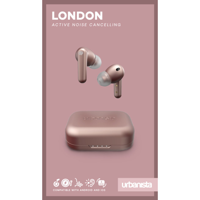 【完全ワイヤレスイヤホン】LONDON True Wireless (ROSE GOLD)サブ画像