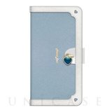 【iPhoneSE(第3/2世代)/8/7/6s/6 ケース】手帳型ケース Heart Lock (Blue)