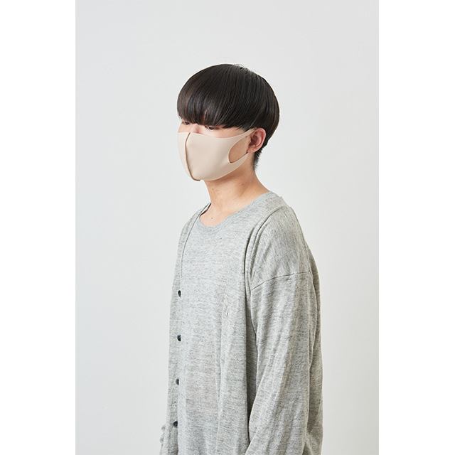 デザイナーズパックマスク[冷感（涼感）･抗菌･防臭･360度ストレッチ性能付き] メンズ (チャイ)サブ画像
