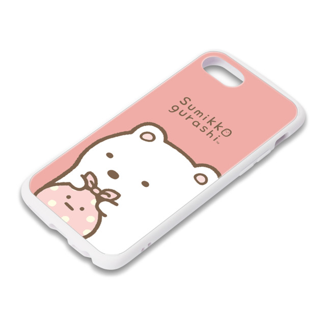 【iPhoneSE(第3/2世代)/8/7/6s/6 ケース】ガラスハイブリッドケース (しろくま)goods_nameサブ画像