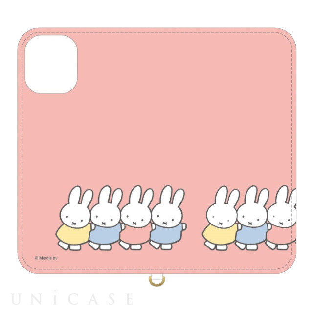 【iPhone12 mini ケース】ミッフィー フリップカバー (ピンク)