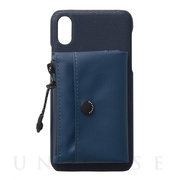 【iPhoneXS/X ケース】SHAKE POACH iPhonecase (Navy)