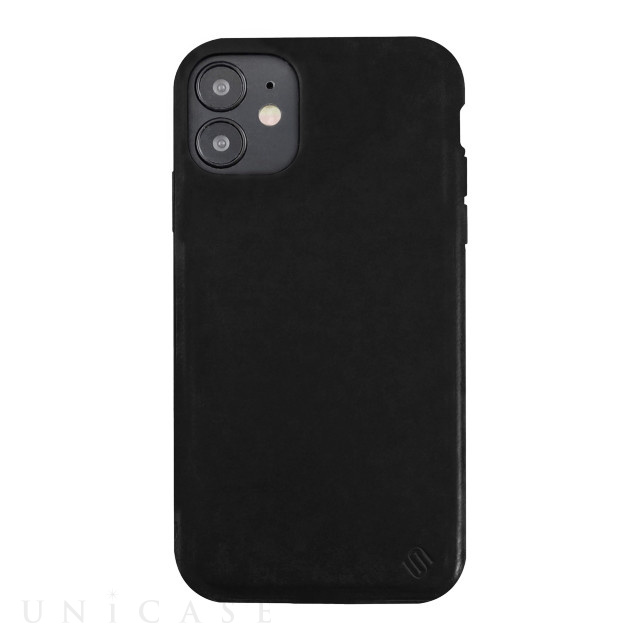 【iPhone12 mini ケース】Eco Leather Protection Case (Black Olive)