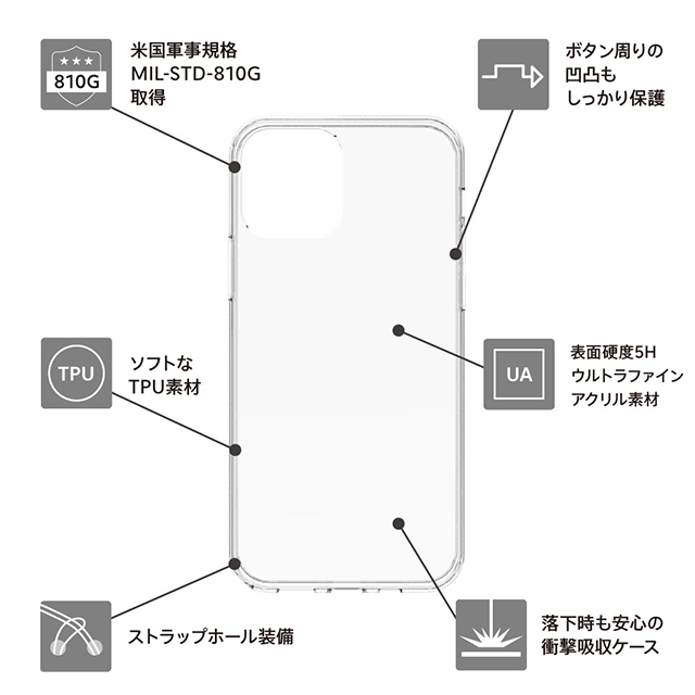 【iPhone12 mini ケース】[Turtle Hologram] ハイブリッドケース ホログラムパターン (クラッシュ)goods_nameサブ画像
