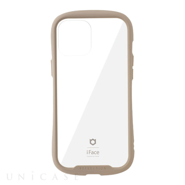 iPhone12 Pro Max ケース】iFace Reflection強化ガラスクリアケース (ベージュ) iFace iPhoneケースは  UNiCASE
