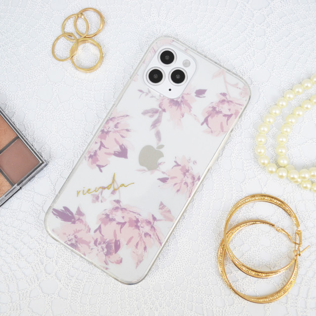 Iphone12 Mini ケース Rienda Tpuクリアケース Fall Flower ベビーピンク Rienda Iphoneケースは Unicase