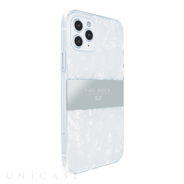 【iPhone12/12 Pro ケース】SLY In-mold_shell_Case (white)